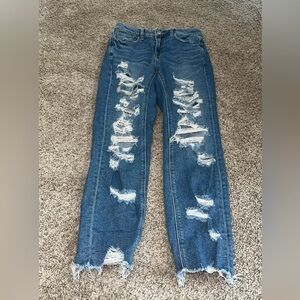American Eagle Ripped Mom Jeans | size 4